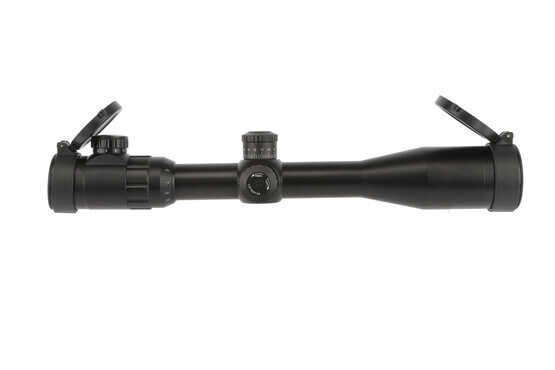 The Primary Arms 4-16x riflescope with illuminated Mil-dot reticle features 12 brightness settings